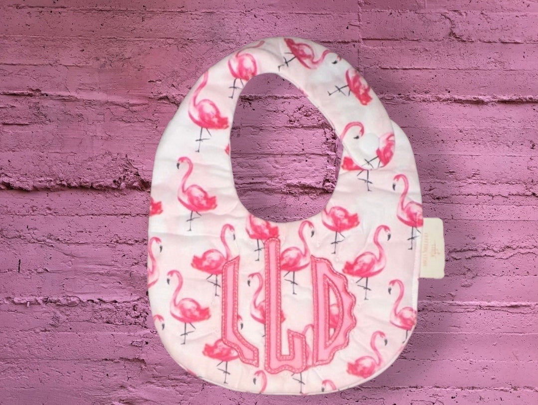 Flamingo Infant Bib